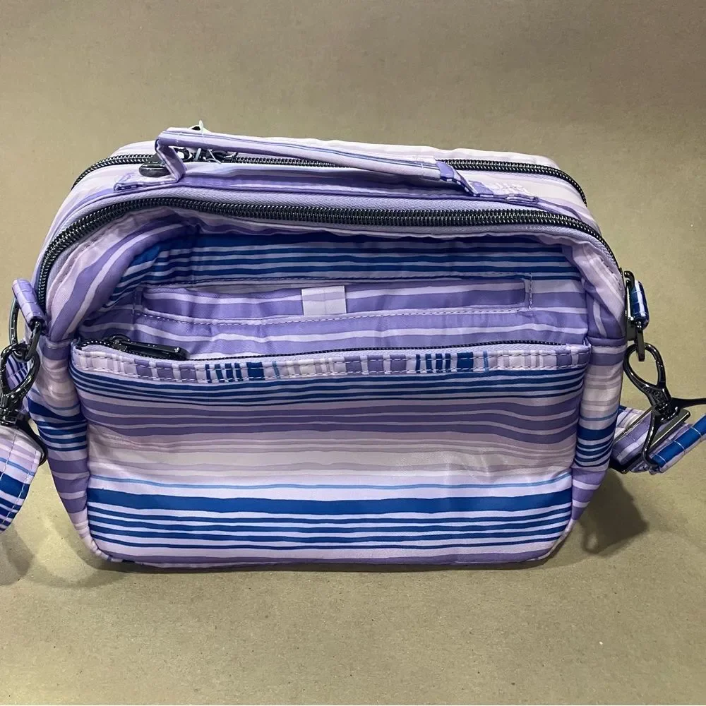 Lug East West Crossbody - Bebop Love Waves Purple NWOT - Picture 5 of 11